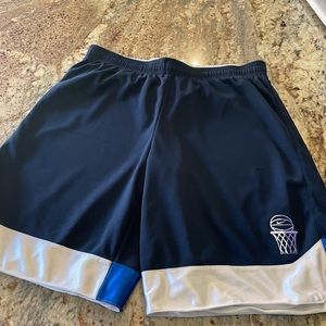 Vintage Men’s Nike Basketball Shorts Reversible Silky Shiny On One Size M L